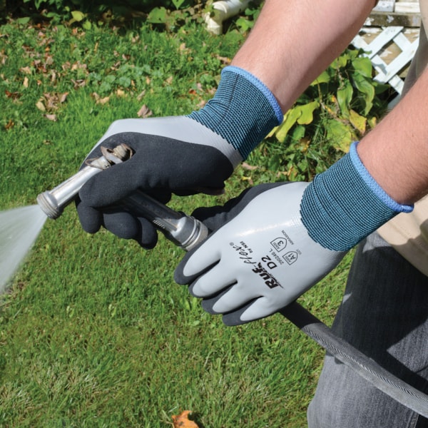 Rubber Full & Palm Double Coated Polyester Knit Work Gloves