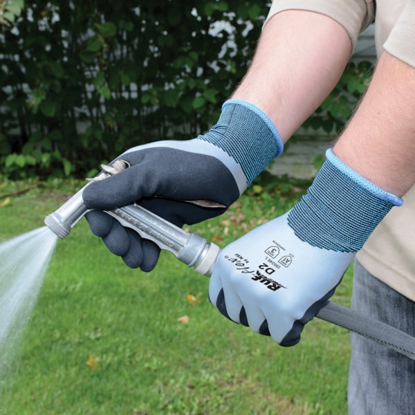 Rubber Full & Palm Double Coated Polyester Knit Work Gloves