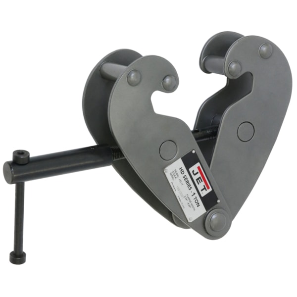 HD Heavy Duty Wide Beam Clamp, 1 ton Load, 3 - 8-2/3 in W Jaw, 3.74 in W, Steel