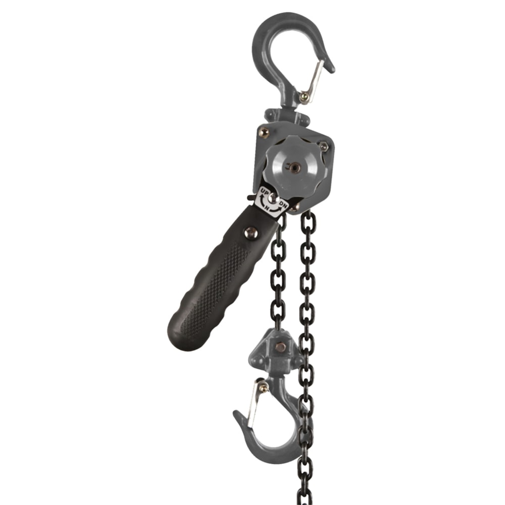 JLP-A Series Mini Puller, 60 lb Pulling, 1/4 ton Lifting, 15 ft L, 6 in L Handle, Steel