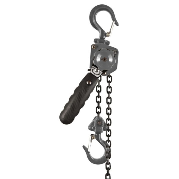 JLP-A Series Mini Puller, 60 lb Pulling, 1/4 ton Lifting, 15 ft L, 6 in L Handle, Steel