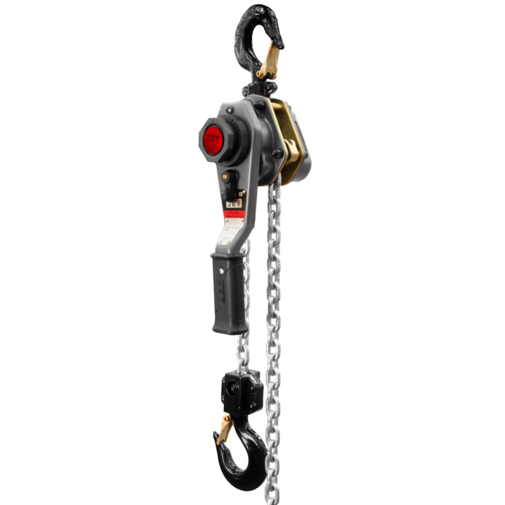 JLH Series Lever Hoist With Overload Protection, 1-1/2 ton Load, 20 ft Lifting Height, 75 lb Rated, 7.1 x 19.9 mm Chain