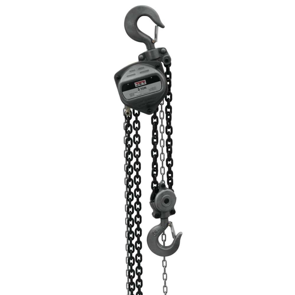 S90 Series Hand Chain Hoist, 3 ton Load, 20 ft Lifting Height, 87 lb