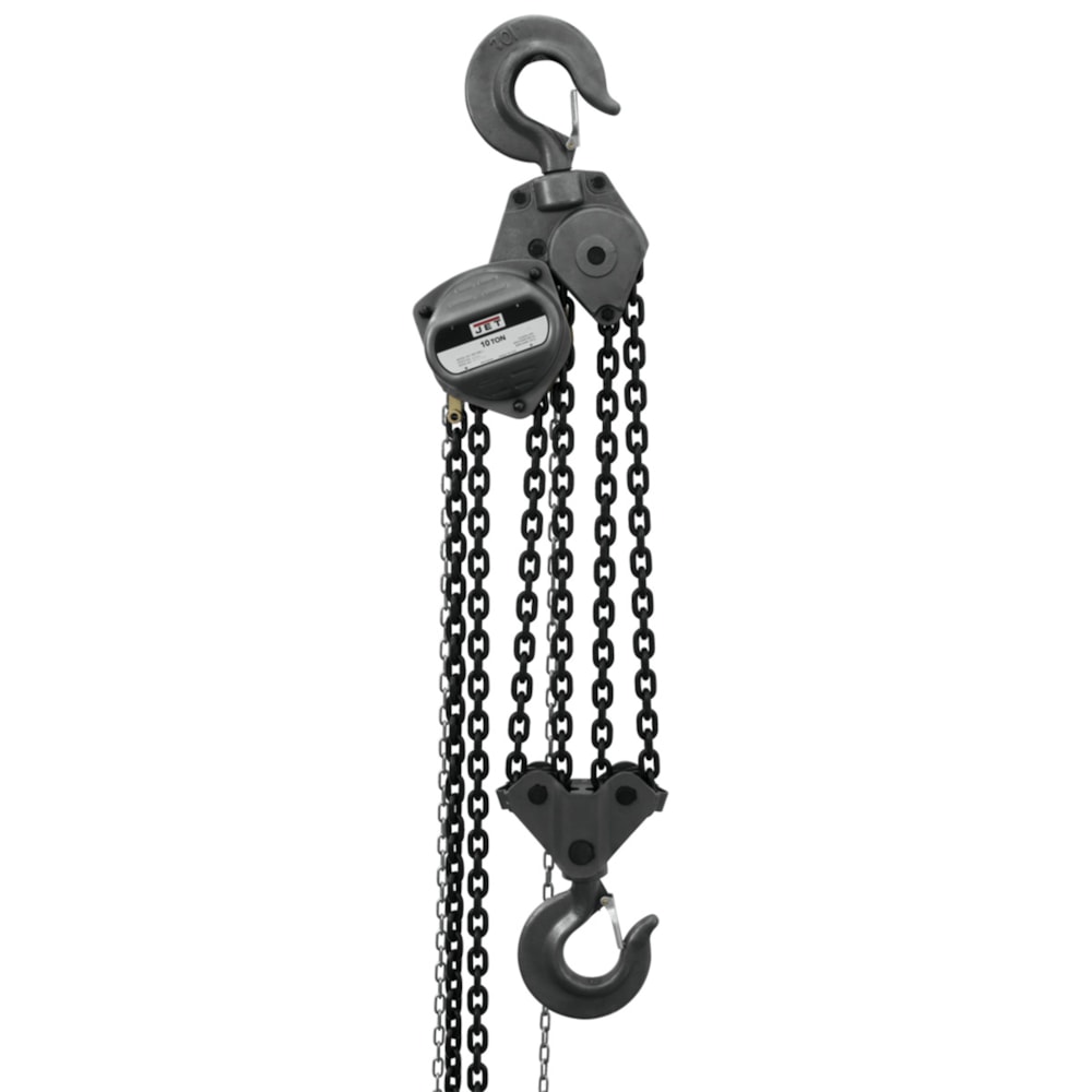 S90 Series Hand Chain Hoist, 10 ton Load, 30 ft Lifting Height, 96 lb