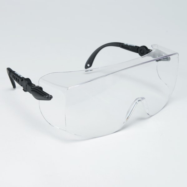 Clear Lens Over-the-Glass Safety Glasses