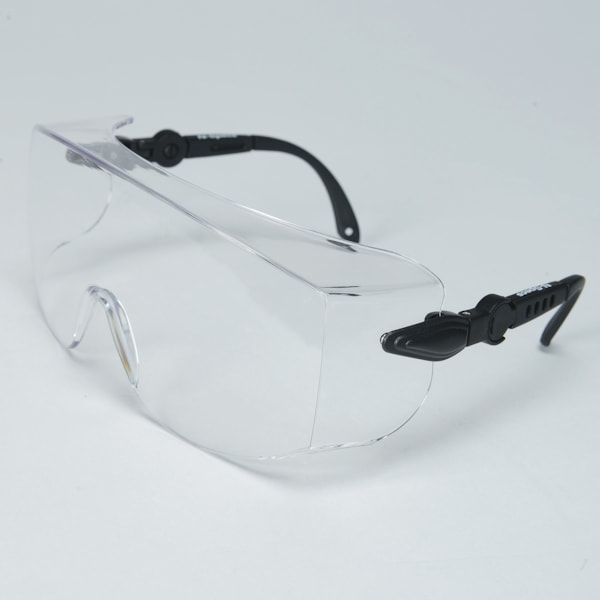 Clear Lens Over-the-Glass Safety Glasses