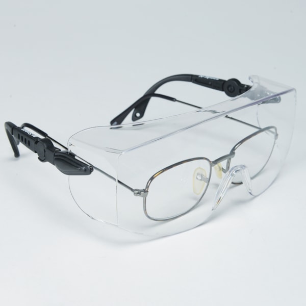 Clear Lens Over-the-Glass Safety Glasses
