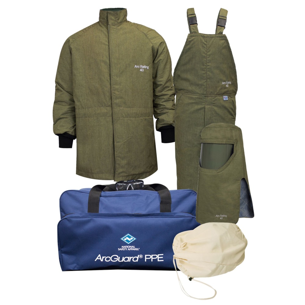 40 Cal. ArcGuard RevoLite™ Arc Flash Kit with Short Coat & Bib Overall