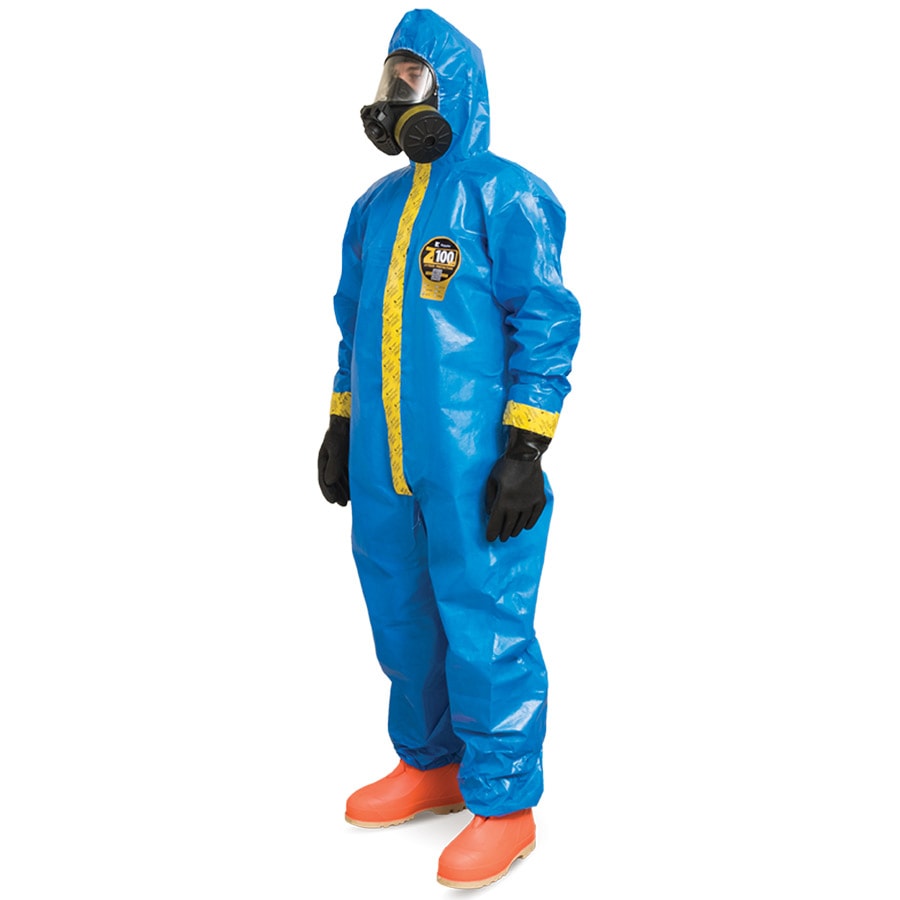 Zytron® 100XP Hood, Elastic Wrists & Ankles Chemical Resistant Coveralls