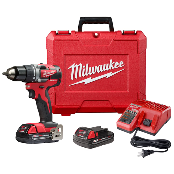 Compact Brushless 1/2" Drill Driver Kit