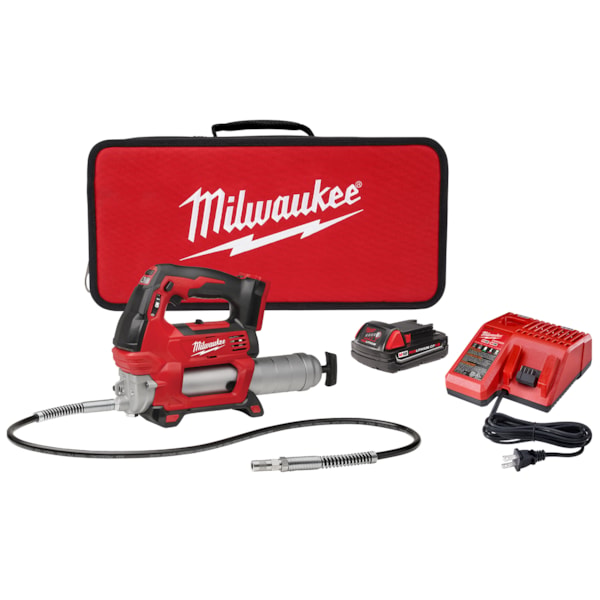 Cordless 2-Speed Grease Gun Kit