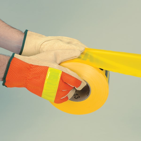 Hi-Vis Grain Pigskin Leather Driver’s Gloves
