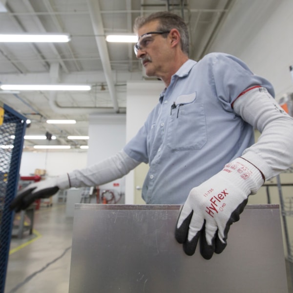 HyFlex® 11-735 Polyurethane Palm Coated Level 4 Cut Resistant Gloves 