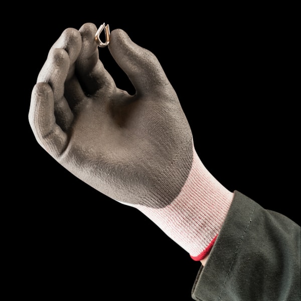 HyFlex® 11-644 Polyurethane Palm Coated Level A2 Cut Resistant Gloves 