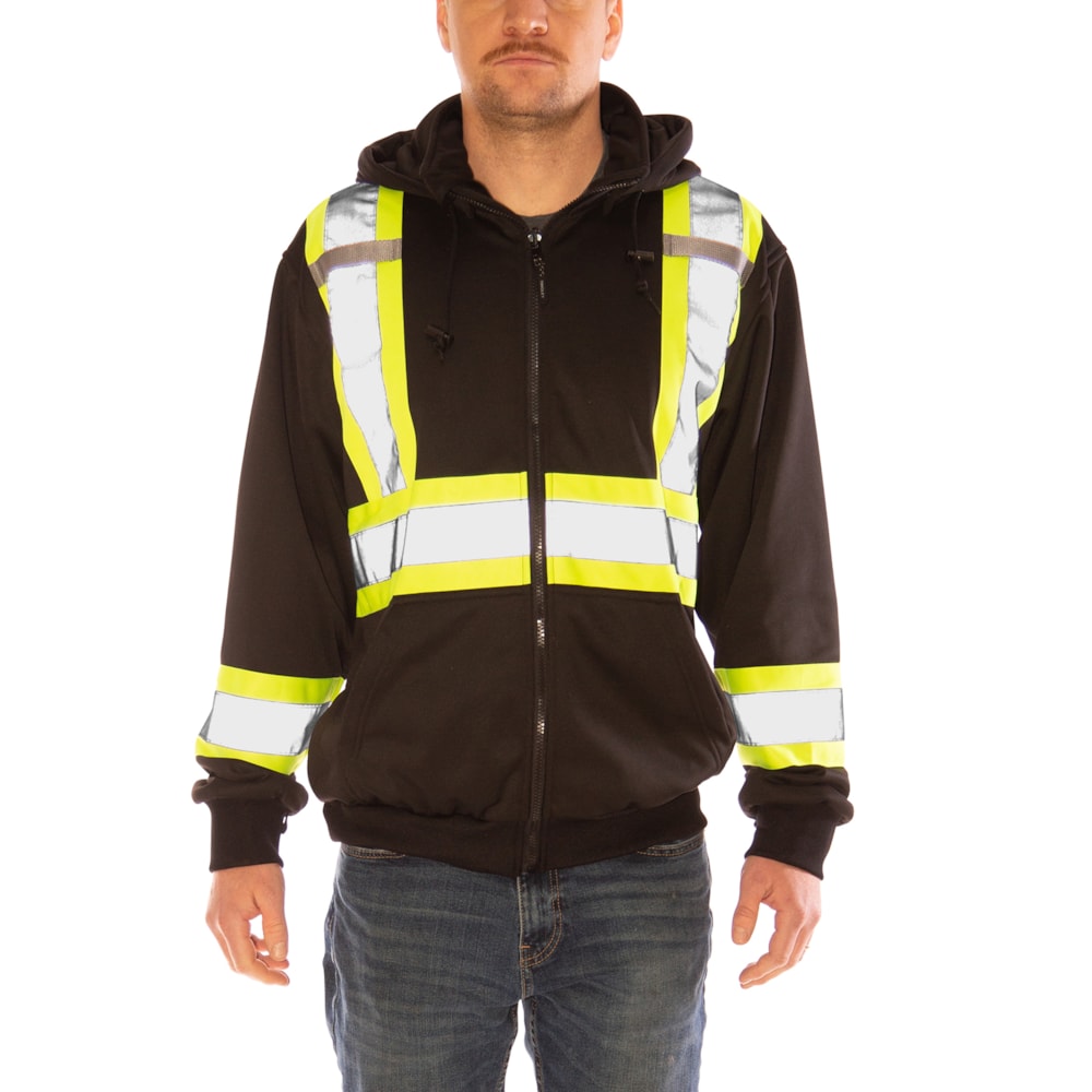 Class 1 Zipper Front Hooded Sweatshirt