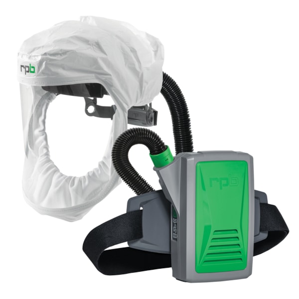 T200™ Respirator with Face Seal Hood, Air Duct/Head Harness Assembly, and PX5 PAPR Assembly
