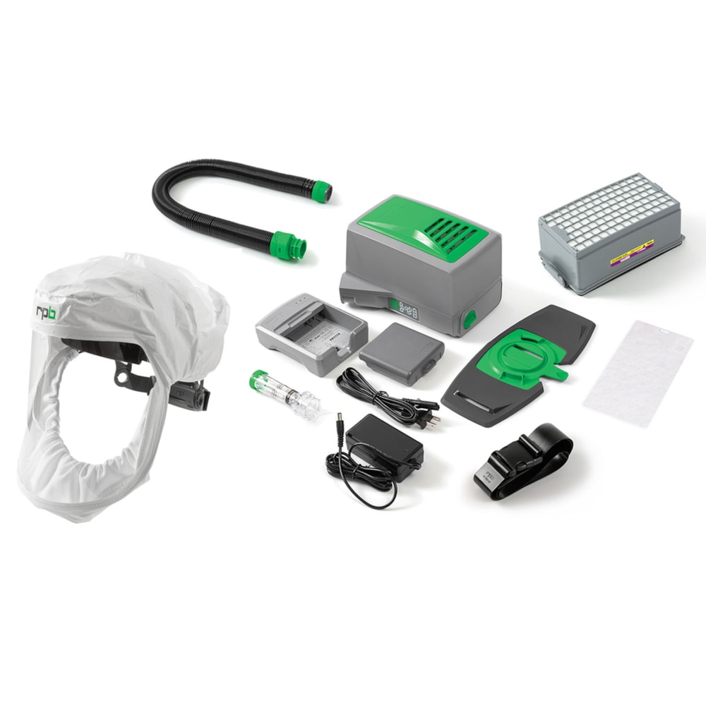 T200™ Respirator with Air Duct/Head Harness Assembly, Tychem 2000 Chin Seal, Breathing Tube, PX5 and Gas Door, and OV/AG/HE Cartridge