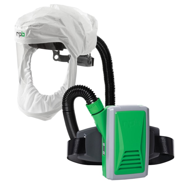 T200™ Respirator with Air Duct/Head Harness Assembly, Tychem 2000 Face Seal Hood, Breathing Tube, and HX5 PAPR Assembly