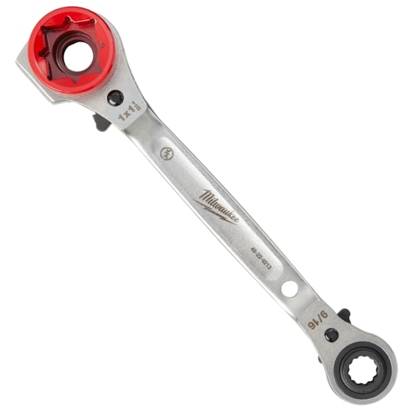 Lineman's 5-IN-1 Ratcheting Wrench