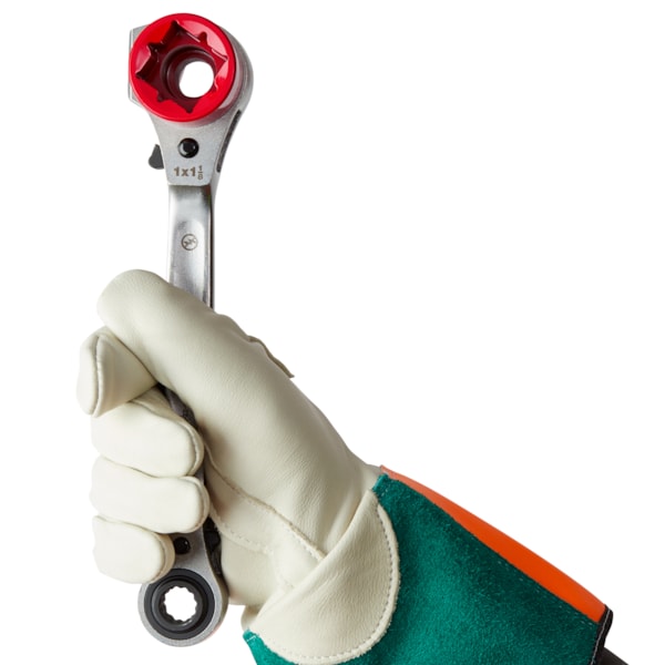 Lineman's 5-IN-1 Ratcheting Wrench