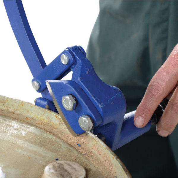 Manual Drum Deheader with Standard Blade