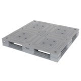 47 1/4" x 47 1/4" x 6" 6600 lb. Capacity Plastic Pallet thumbnail 1