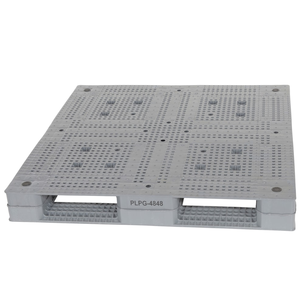 47 1/4" x 47 1/4" x 6" 6600 lb. Capacity Plastic Pallet