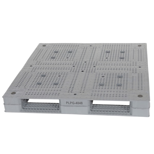 47 1/4" x 47 1/4" x 6" 6600 lb. Capacity Plastic Pallet