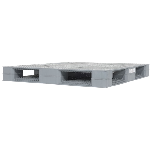 47 1/4" x 47 1/4" x 6" 8800 lb. Capacity Heavy-Duty Plastic Pallet
