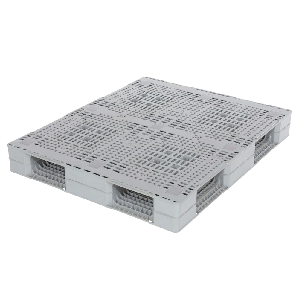 47 1/4" x 39 1/2" x 6" 8800 lb. Capacity Rackable Plastic Pallet