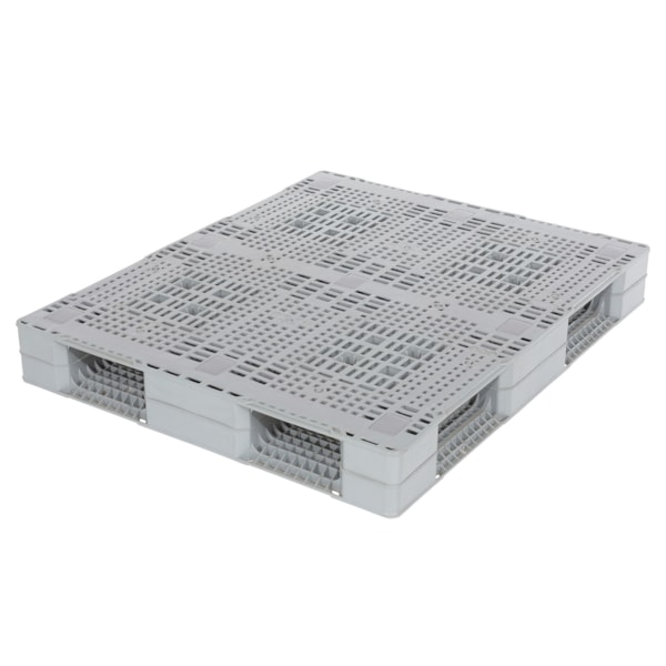 47 1/4" x 39 1/2" x 6" 8800 lb. Capacity Rackable Plastic Pallet