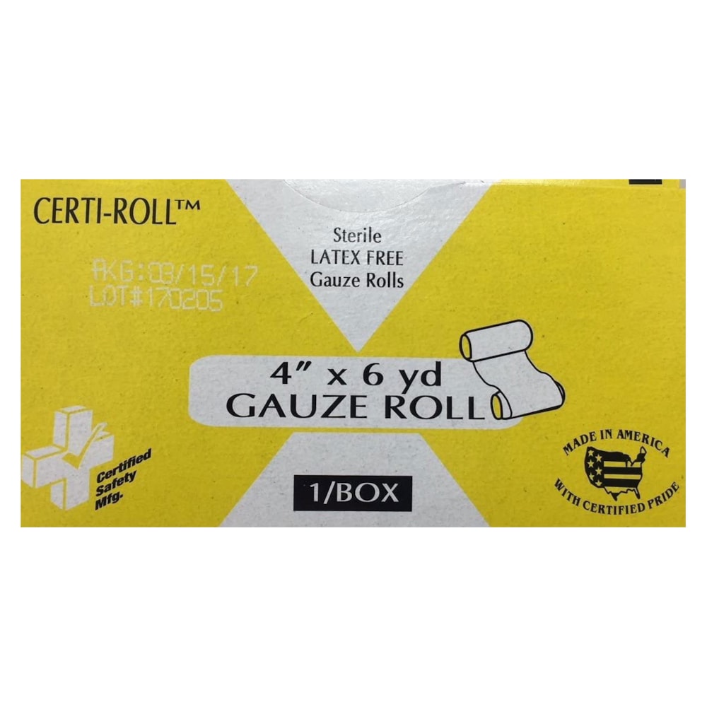 4" x 6yd Certi-Gauze Roll