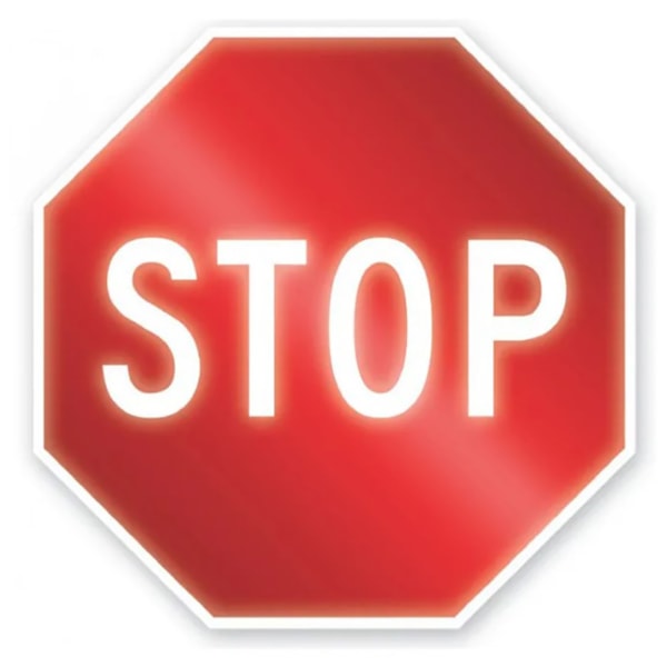 24" RA Engineer Grade Aluminum Prismatic STOP Sign