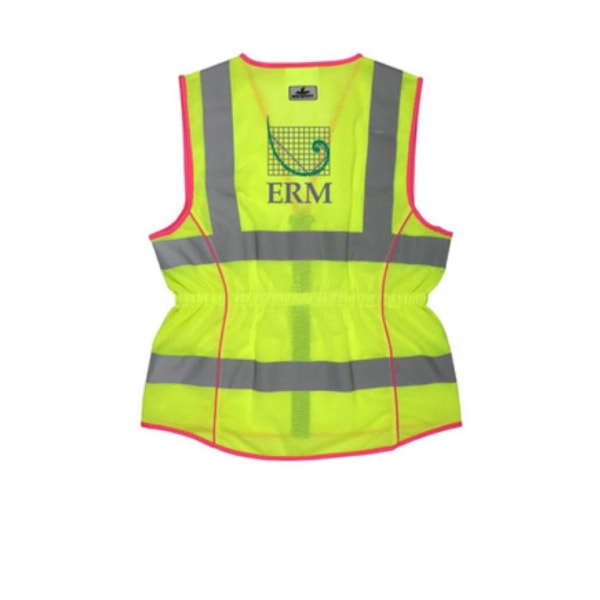 Women's Class 2 Zipper Front Hi-Vis Traffic Safety Vest