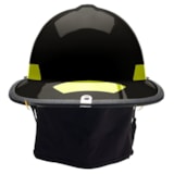 PX Series Modern Style Structural Fire Helmet with 4" Flip Down Faceshield thumbnail 2