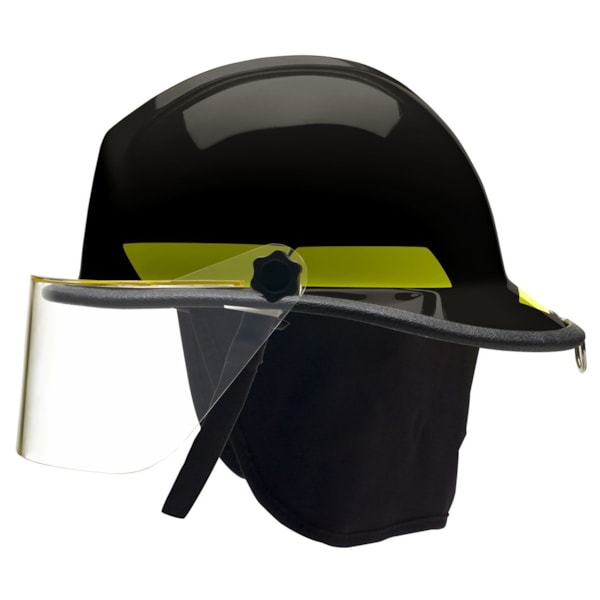 PX Series Modern Style Structural Fire Helmet with 4" Flip Down Faceshield