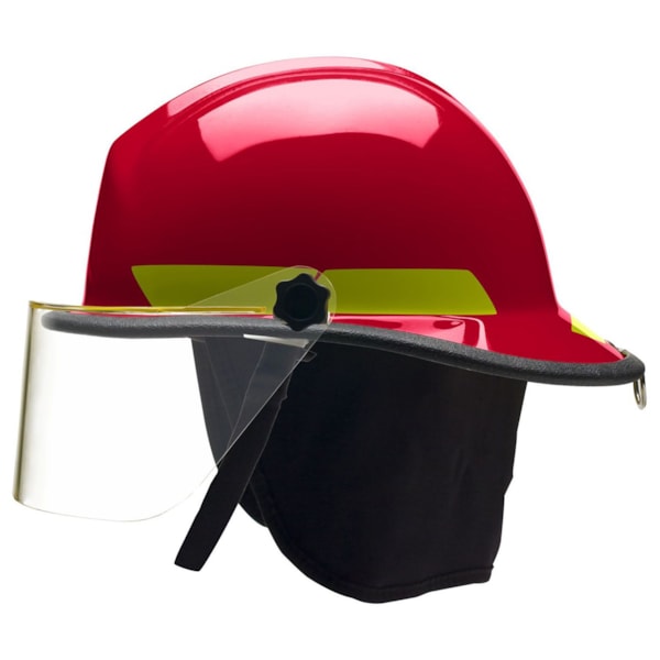 PX Series Modern Style Structural Fire Helmet with 4" Flip Down Faceshield