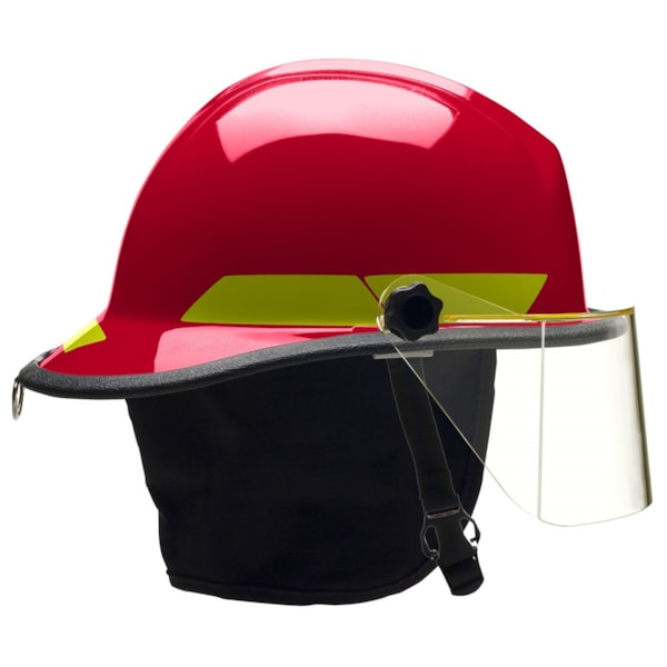PX Series Modern Style Structural Fire Helmet with 4" Flip Down Faceshield