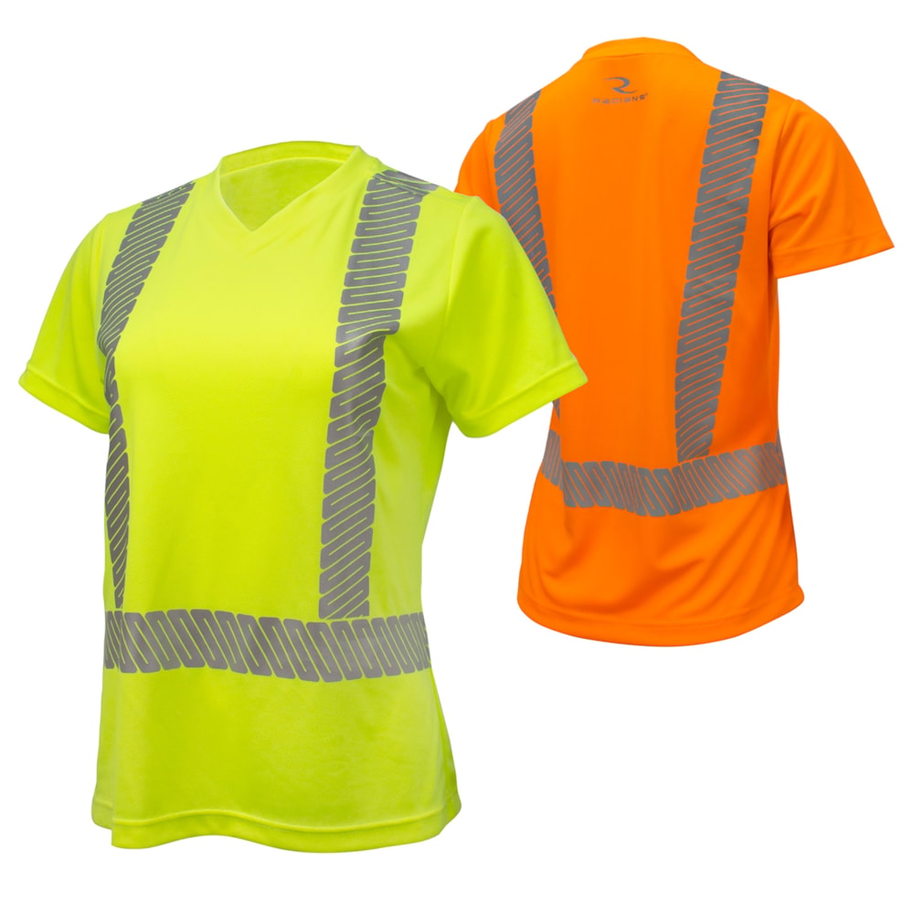 Class 2 High Visibility Women's Safety T-Shirt with Max-Dri™