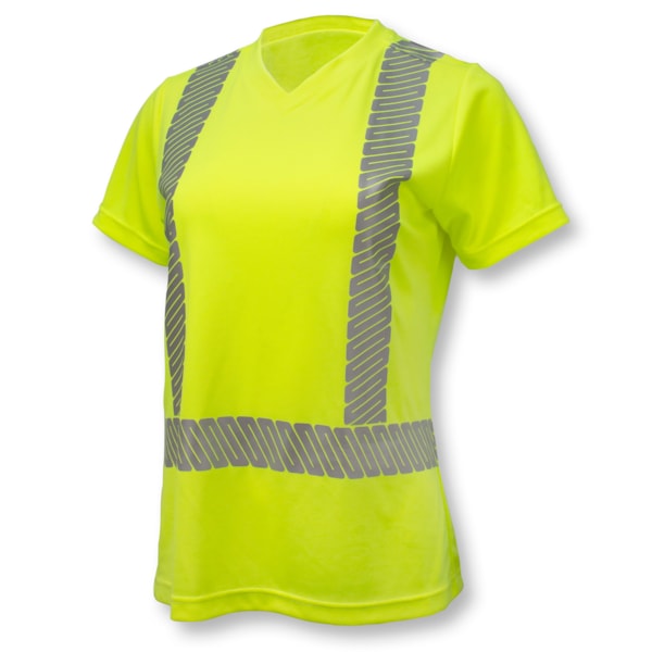 Class 2 High Visibility Women's Safety T-Shirt with Max-Dri™