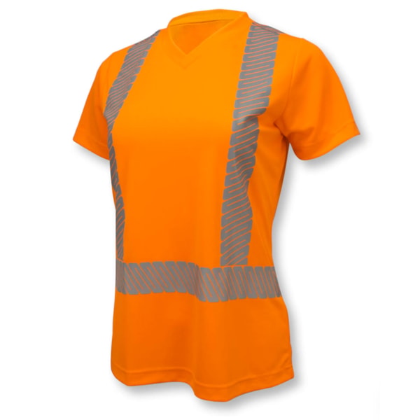 Class 2 High Visibility Women's Safety T-Shirt with Max-Dri™