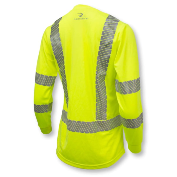 Class 3 High Visibility Women's Long Sleeve Safety T-Shirt with Max-Dri™