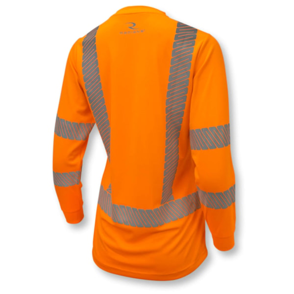 Class 3 High Visibility Women's Long Sleeve Safety T-Shirt with Max-Dri™