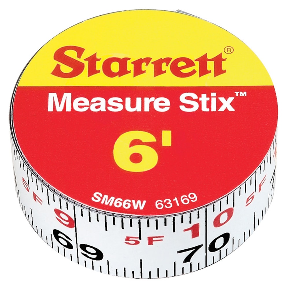 3/4'' x 6', English, Left-to-Right Measure Stix