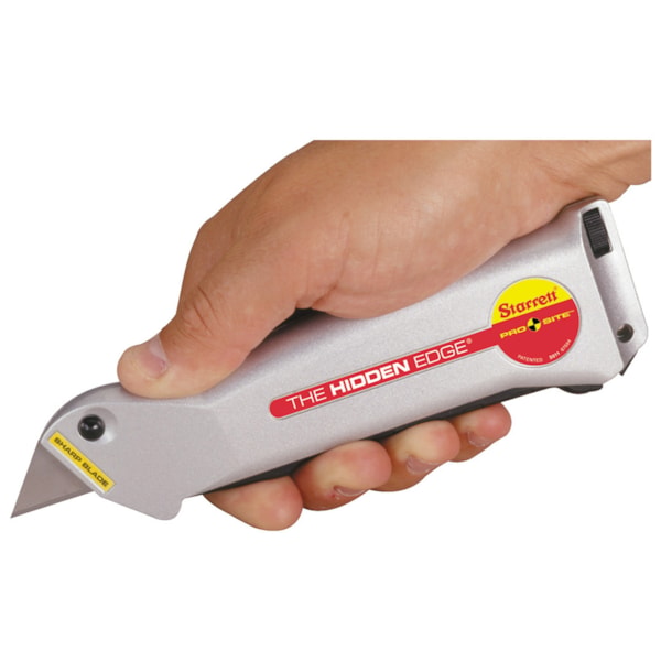 Hidden Edge Retractable Blade Utility Knife