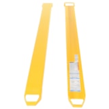 Steel Fork Extensions 5 In. x 96 In. 4,000 Lb. Capacity Yellow thumbnail 1