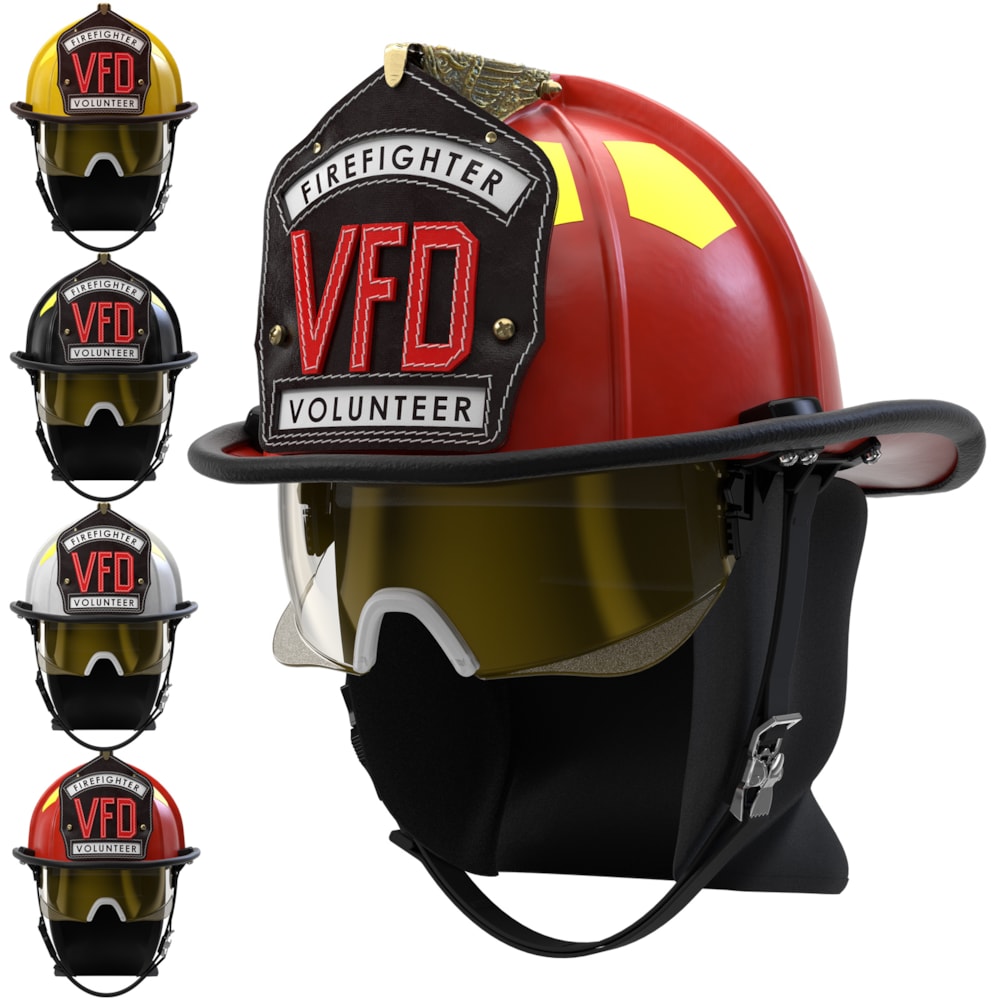 UST™-LW Super Lightweight Traditional Style Fire Helmet with ReTrak® Integrated Visor