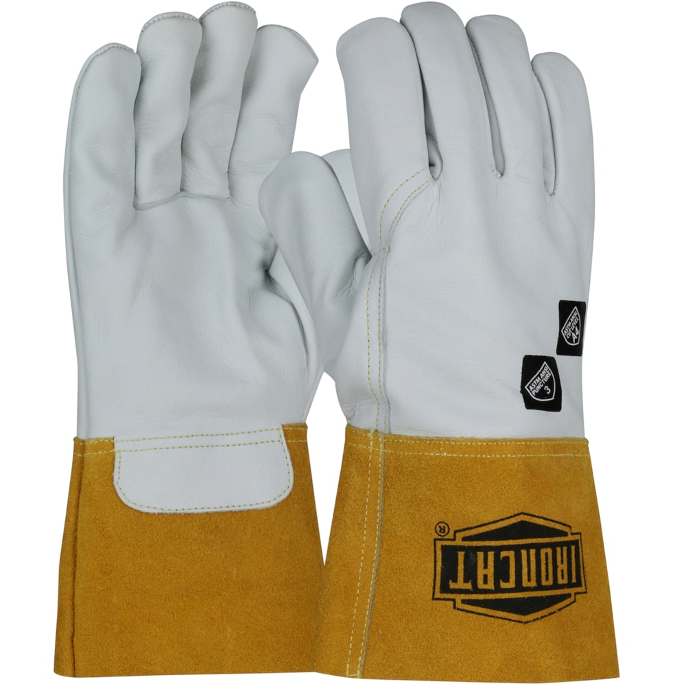 Ironcat® Premium Top Grain Cowhide Leather Mig Welder's Glove 