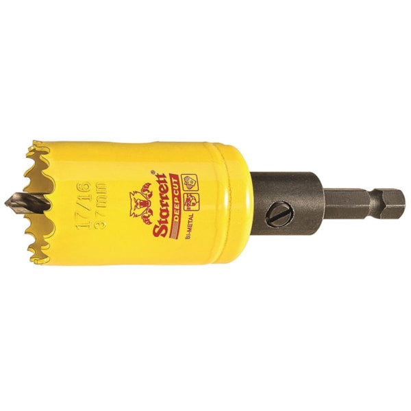 1-7/16'' (37mm) NVP Deep Cut Bi-Metal Hole Saw with Arbor