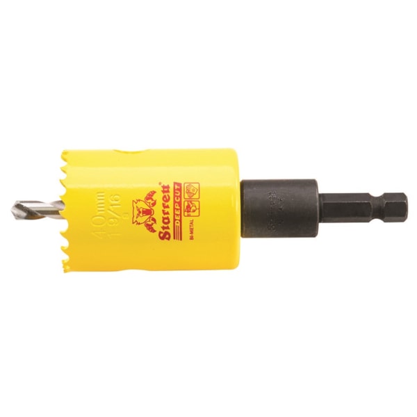 1-9/16'' (40mm) NVP Deep Cut Bi-Metal Hole Saw with Arbor